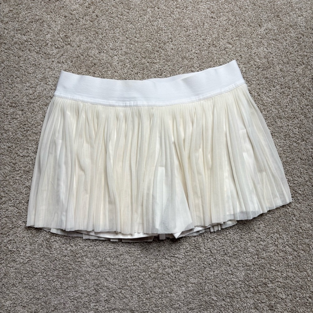 Lululemon Mesh Pleats Mid-Rise Mini Tennis Skirt